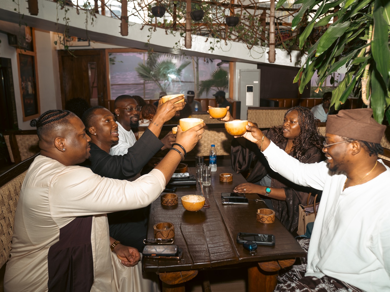 Guests at the Ìpàdé Àbùlà experience